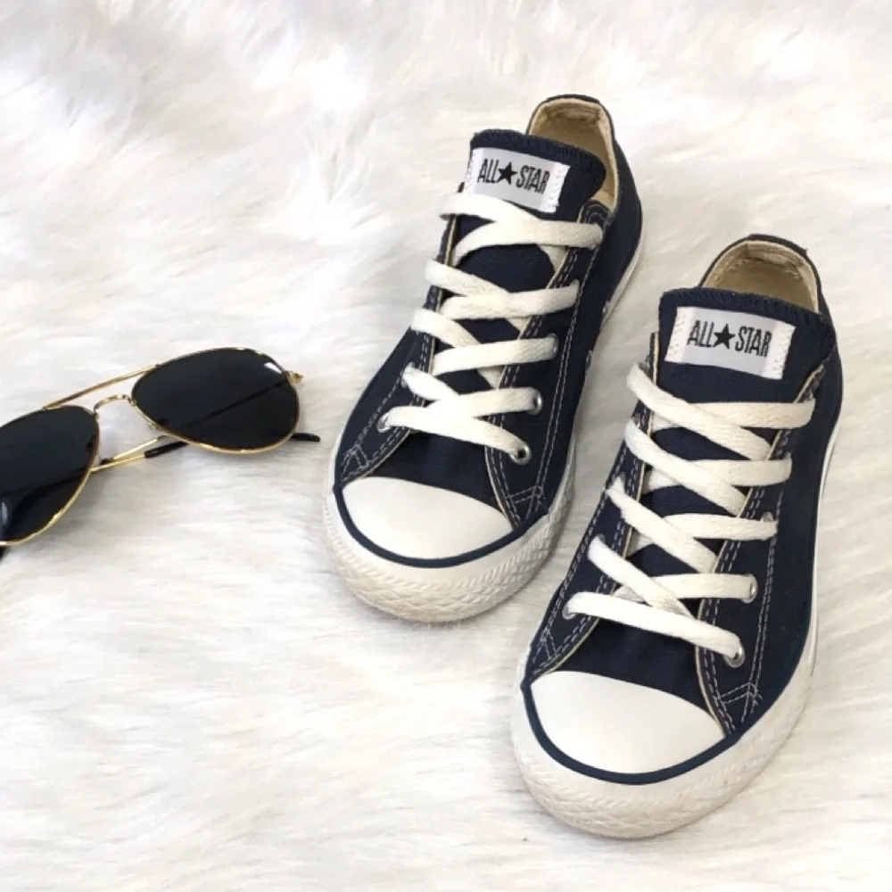 Navy Blue Converse