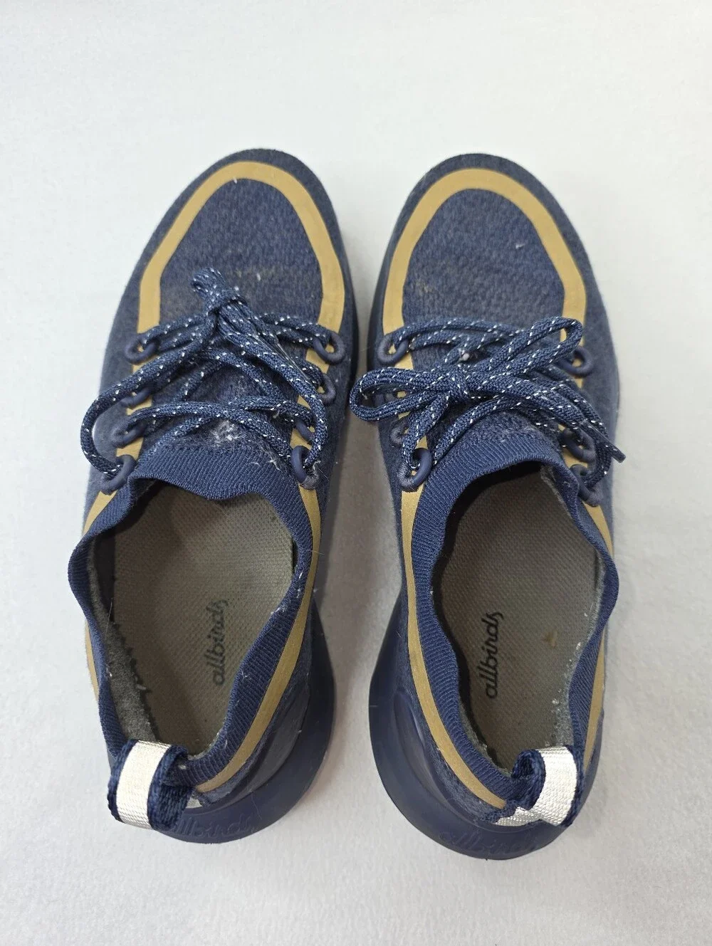 Allbirds Men's Trail Runner SWT Mizzle Size 11 Blue Gold Bin BH