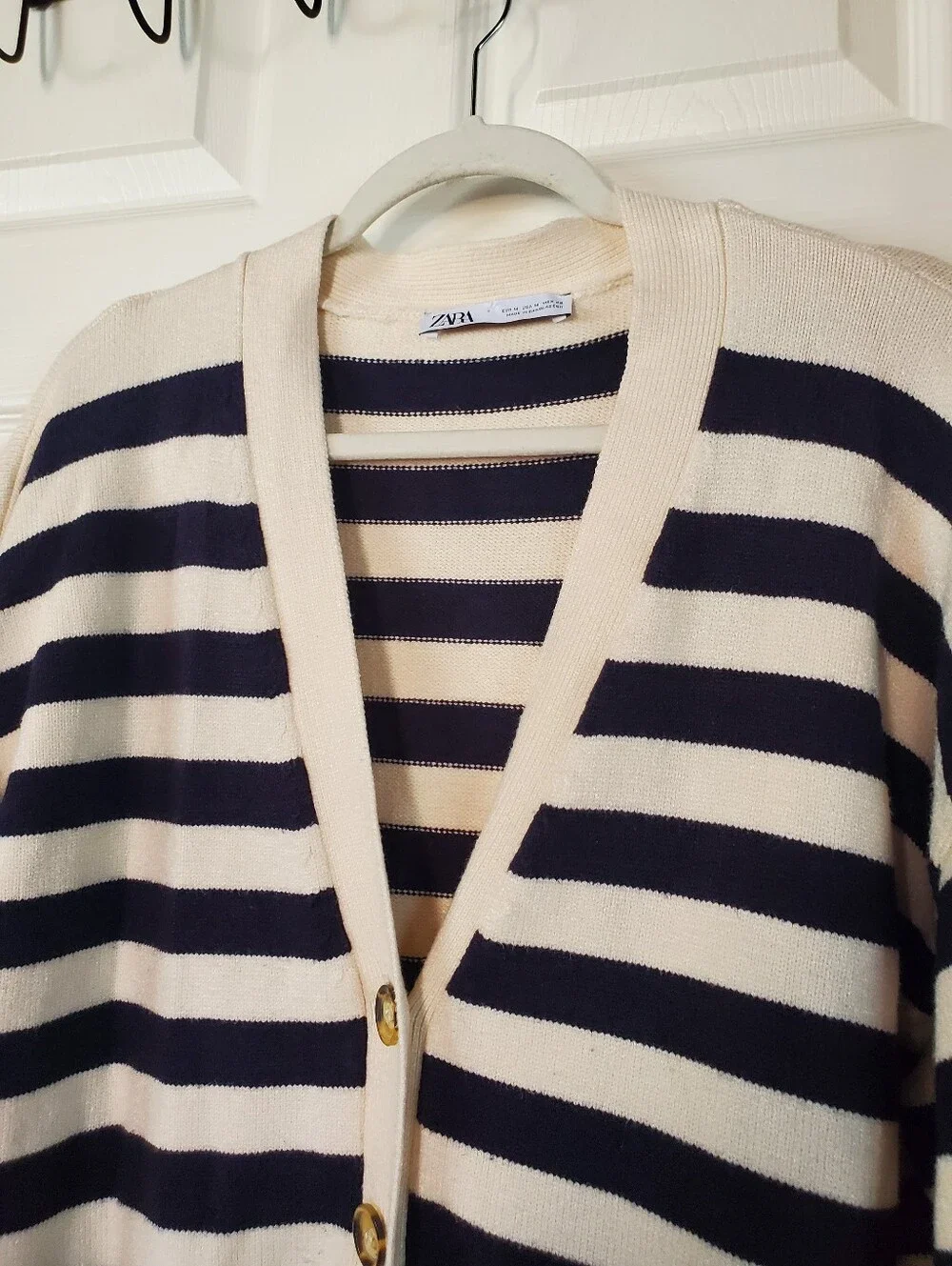 Zara striped cardigan