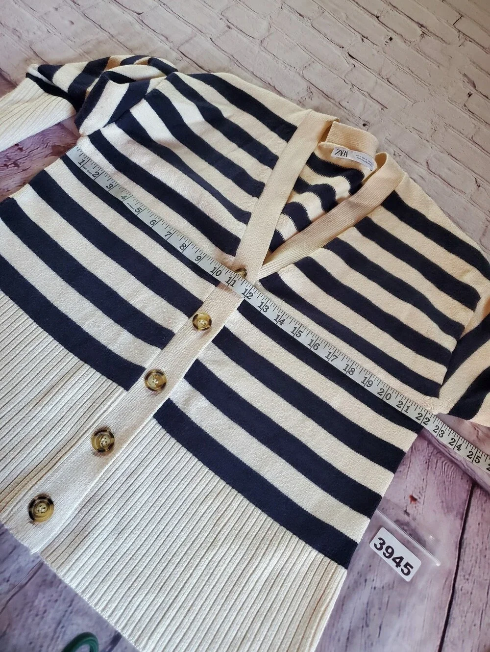 Zara striped cardigan