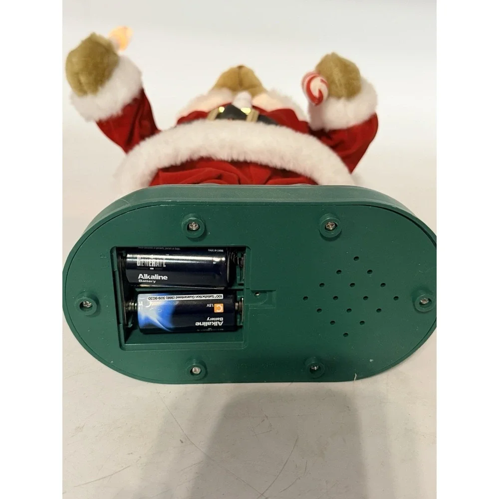 Vintage Avon Animated Plush Christmas Caroling SANTA BEAR: Music Light