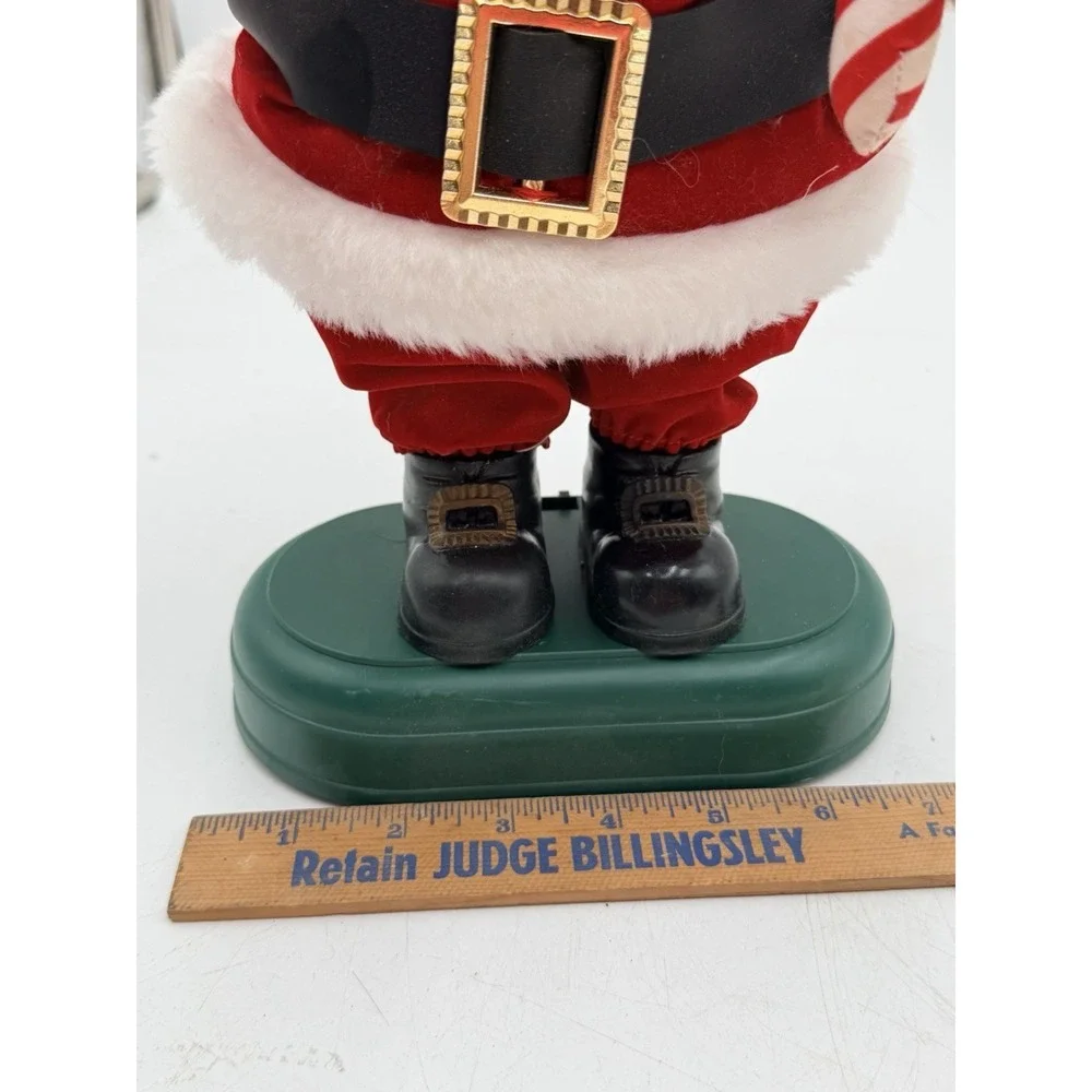 Vintage Avon Animated Plush Christmas Caroling SANTA BEAR: Music Light