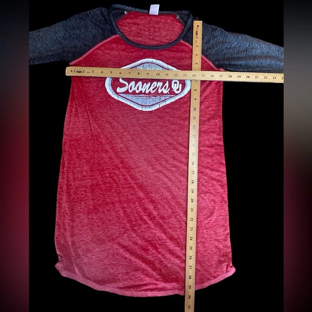 Sideline Apparel Oklahoma Sooners  Nightgown Womens Size S.