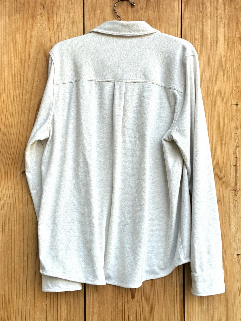 Faherty Legend Off White Sweater Shirt Womens Sz XL