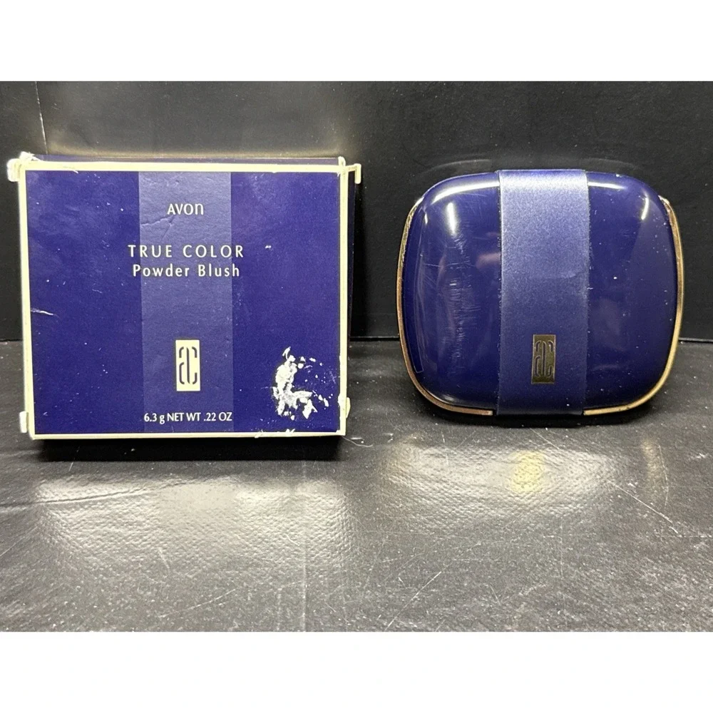 Vintage New Avon True Color Powder Blush Mauve Lite 6.3 G‎ / .22 Oz