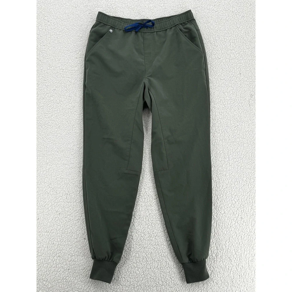 FIGS Tansen Jogger Scrub Pants Men Size Medium Moss Green Technical Collection
