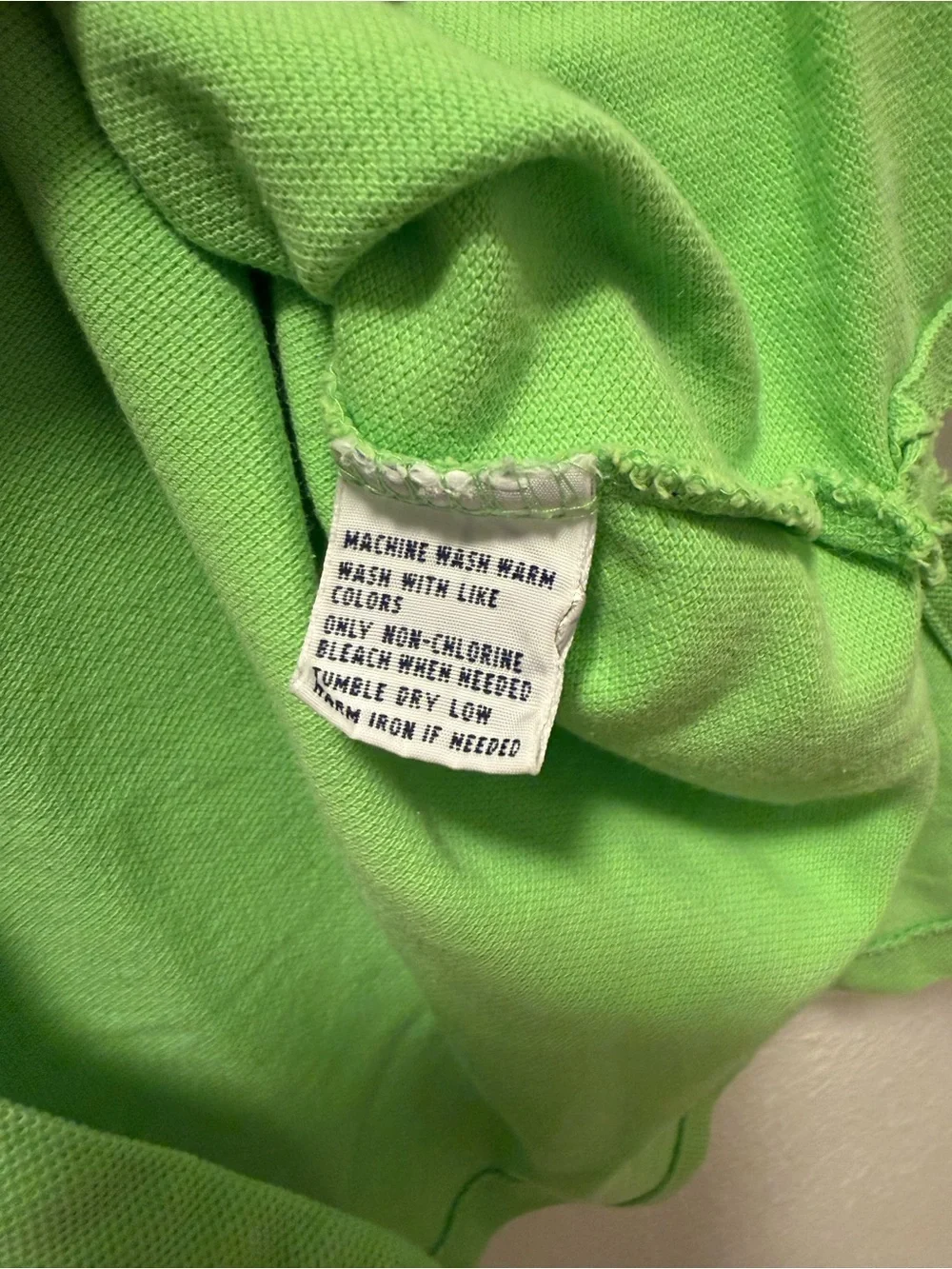 Polo by Ralph Lauren - Custom Fit Green Polo with Red Signature Logo