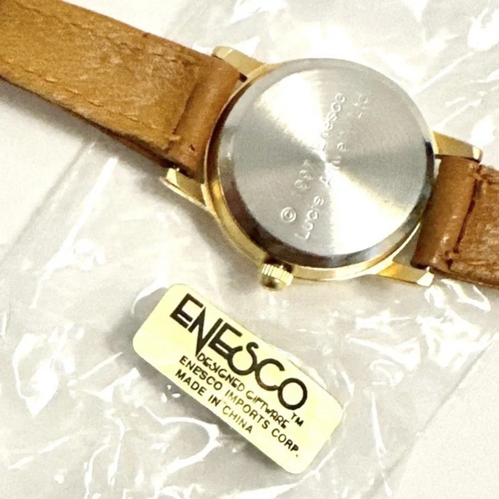 Vintage 1997 Enesco Lucie‎ Attwell Collectible Illustrated Watch NWT Wristwatch