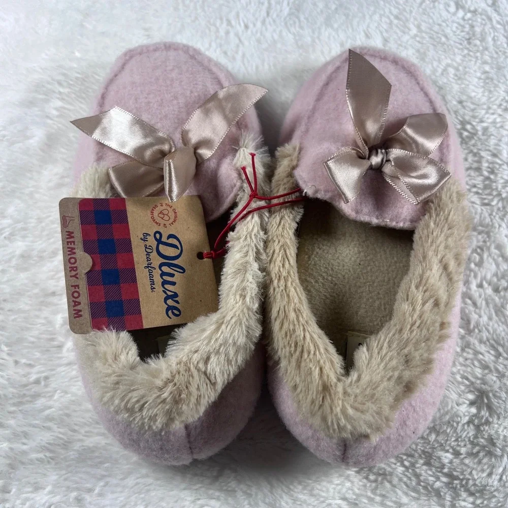 dearfoams cozy pink