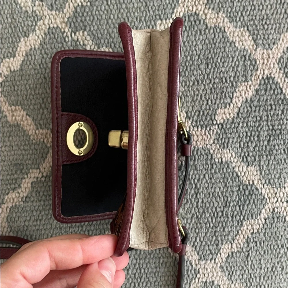 COACH Pony Hair & Leather Crossbody Bag