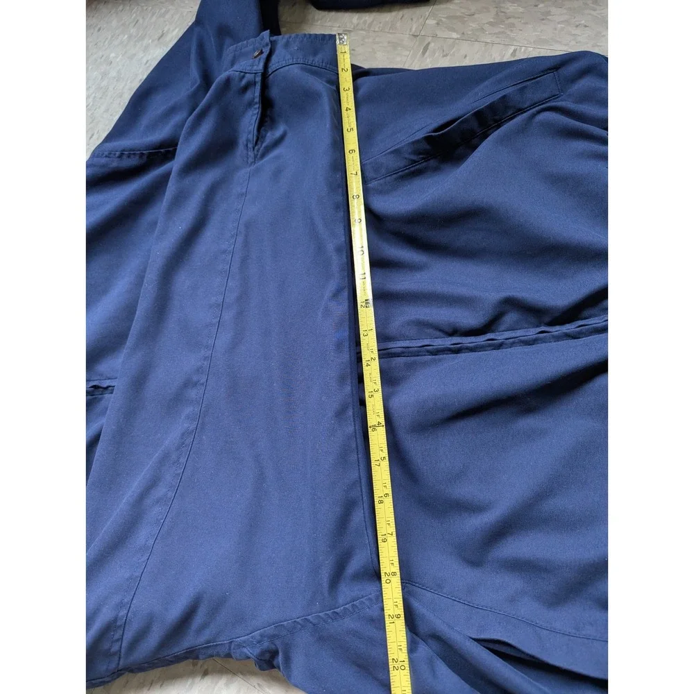 Polo Ralph Lauren Mens XXL Navy Blue Harrington Windbreaker Jacket Windowpane