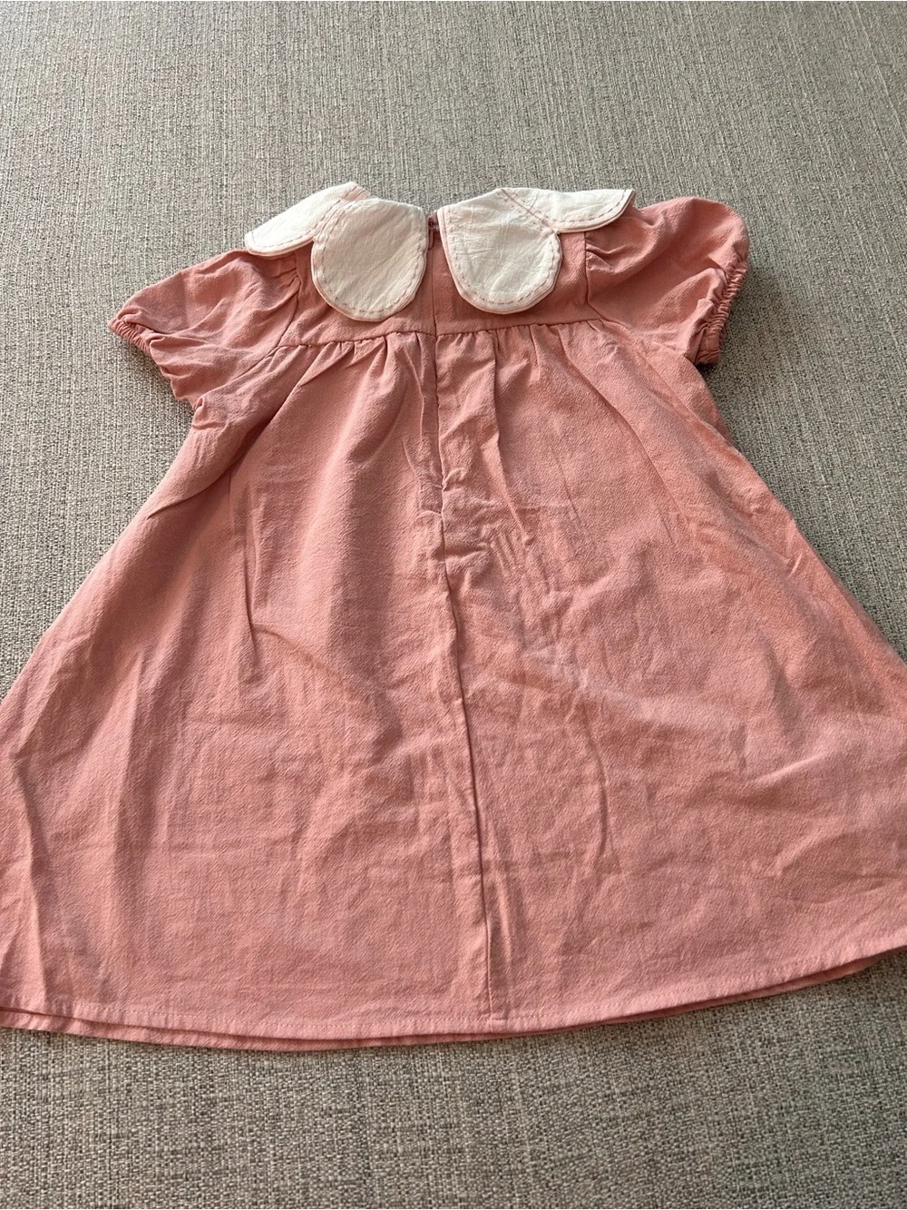 Cozy Pixies Pink Embroidered Collar Casual Dress Size 2/3. NWT