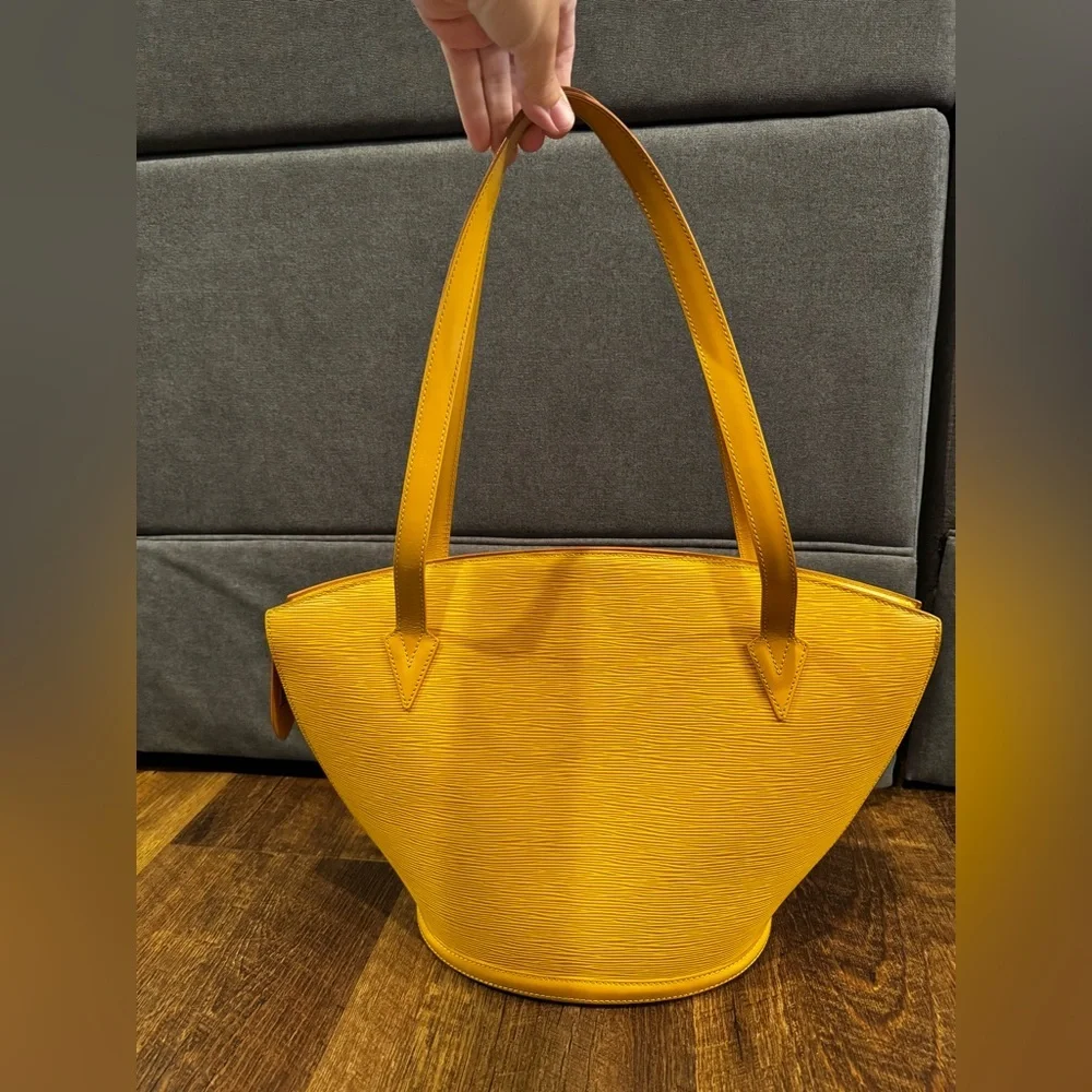 Louis Vuitton Yellow Epi Leather Saint Jacques MM Shoulder Bag