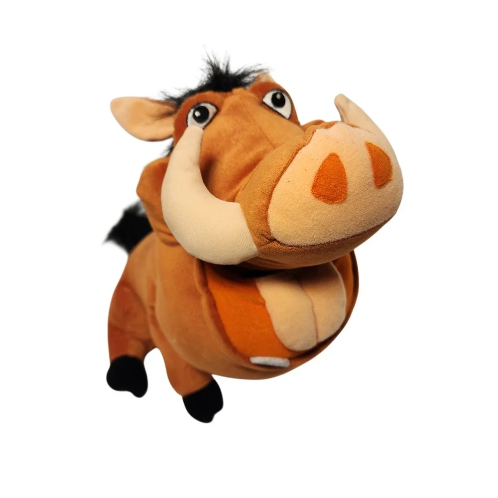 Disney The Lion King Pumbaa Talking Plush Stuffed Animal Toy‎ Vintage Hasbro