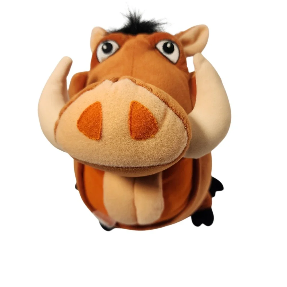 Disney The Lion King Pumbaa Talking Plush Stuffed Animal Toy‎ Vintage Hasbro