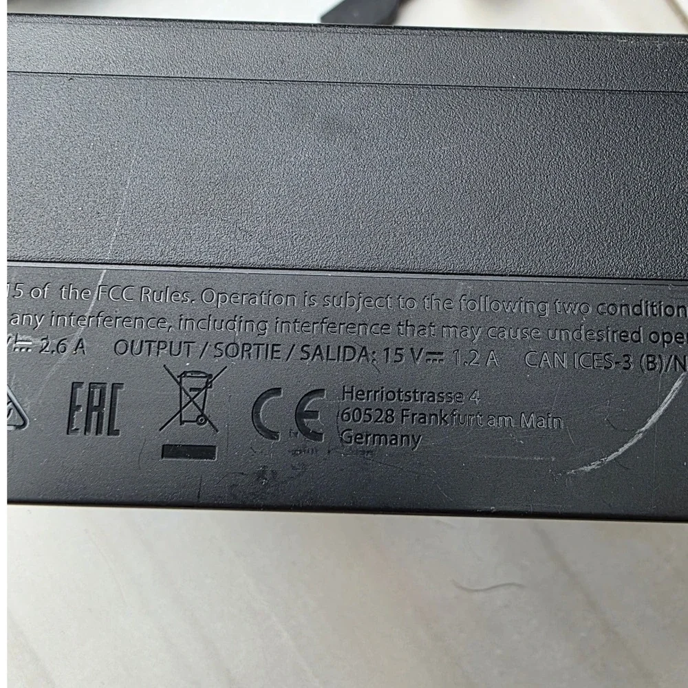 Nintendo Switch Docking Station HAC-007 Black AC Adapter HDMI USB-C Cables W2