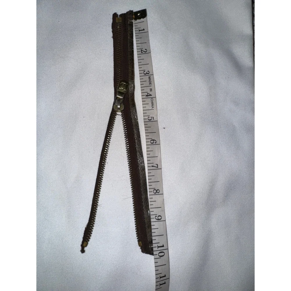 Louis Vuitton Brass Tone Replacement Zipper Pull Repair Piece Vintage SKU-Z02