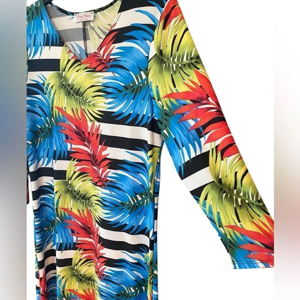 pretty woman vibrant dress