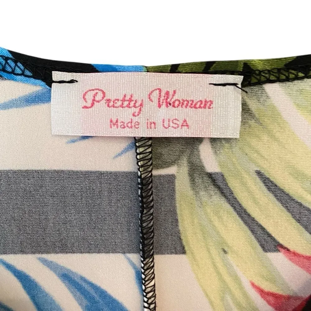 pretty woman vibrant dress