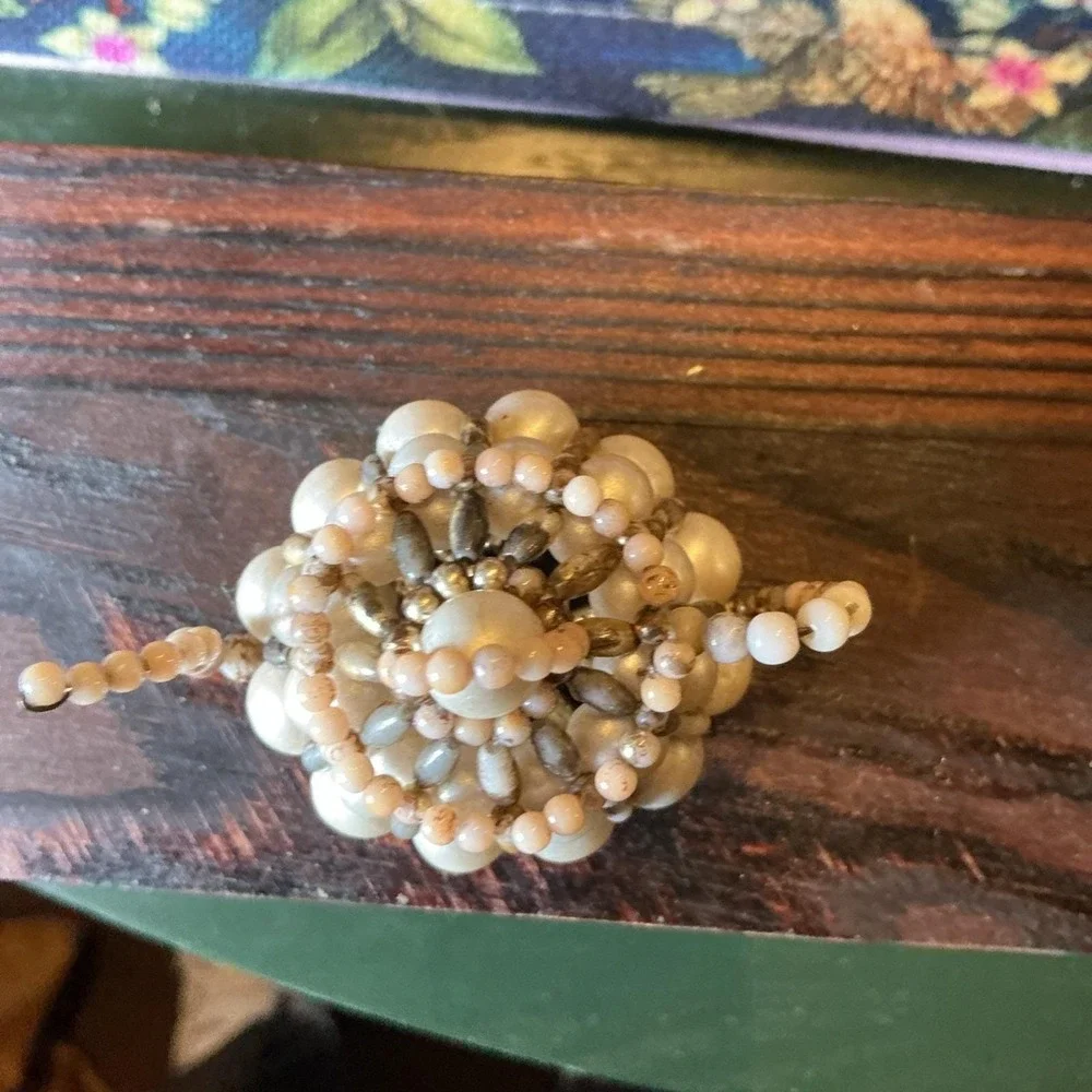 Pearl beaded miniature
