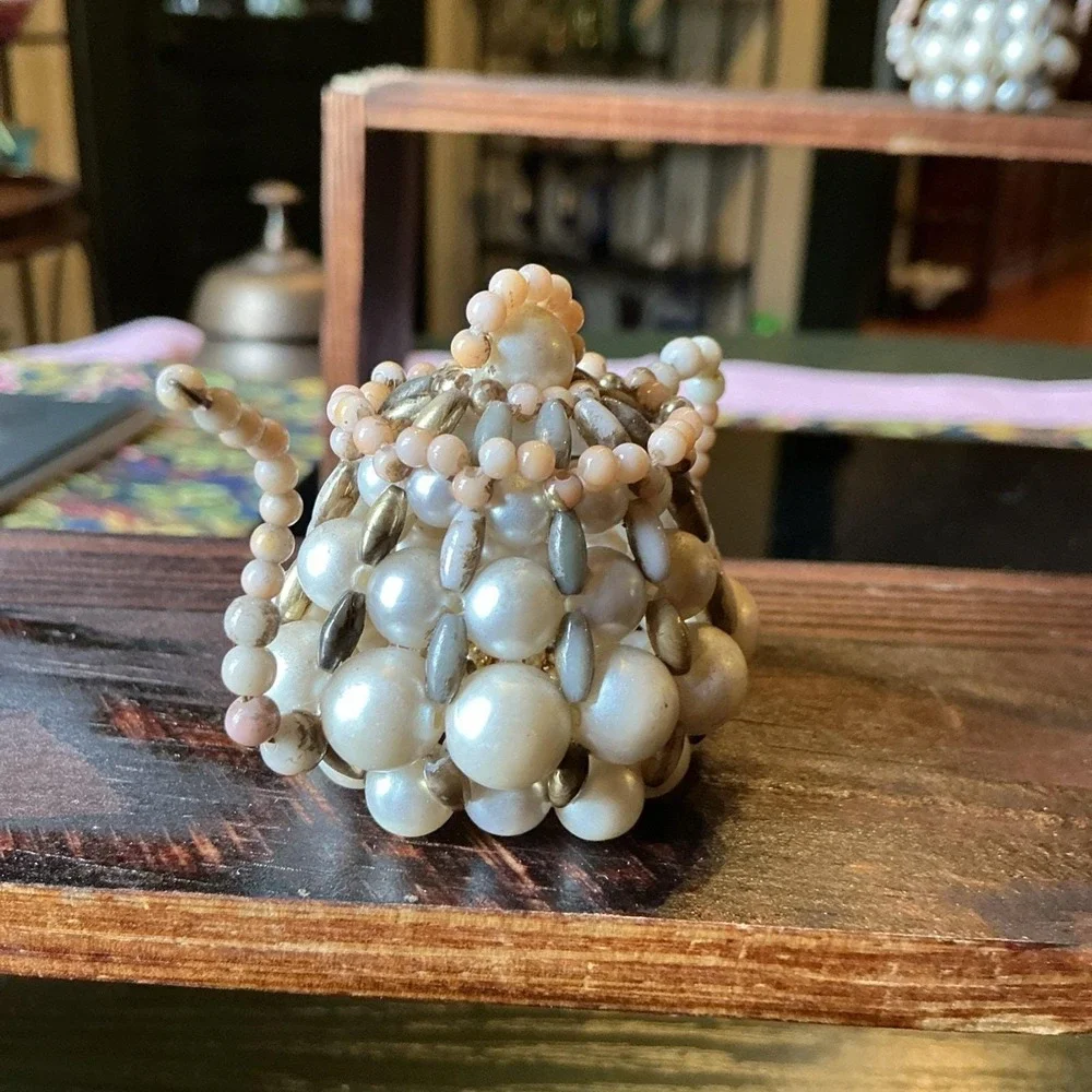 Pearl beaded miniature