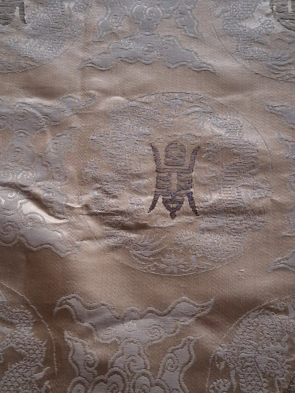 Vintage motifs fabric upholstery