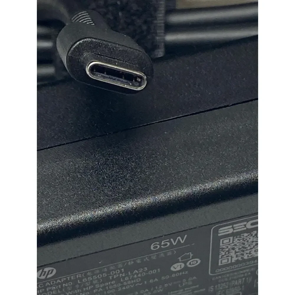 HP 65W USB C Laptop Charger L65505 001 TPN LA23 New