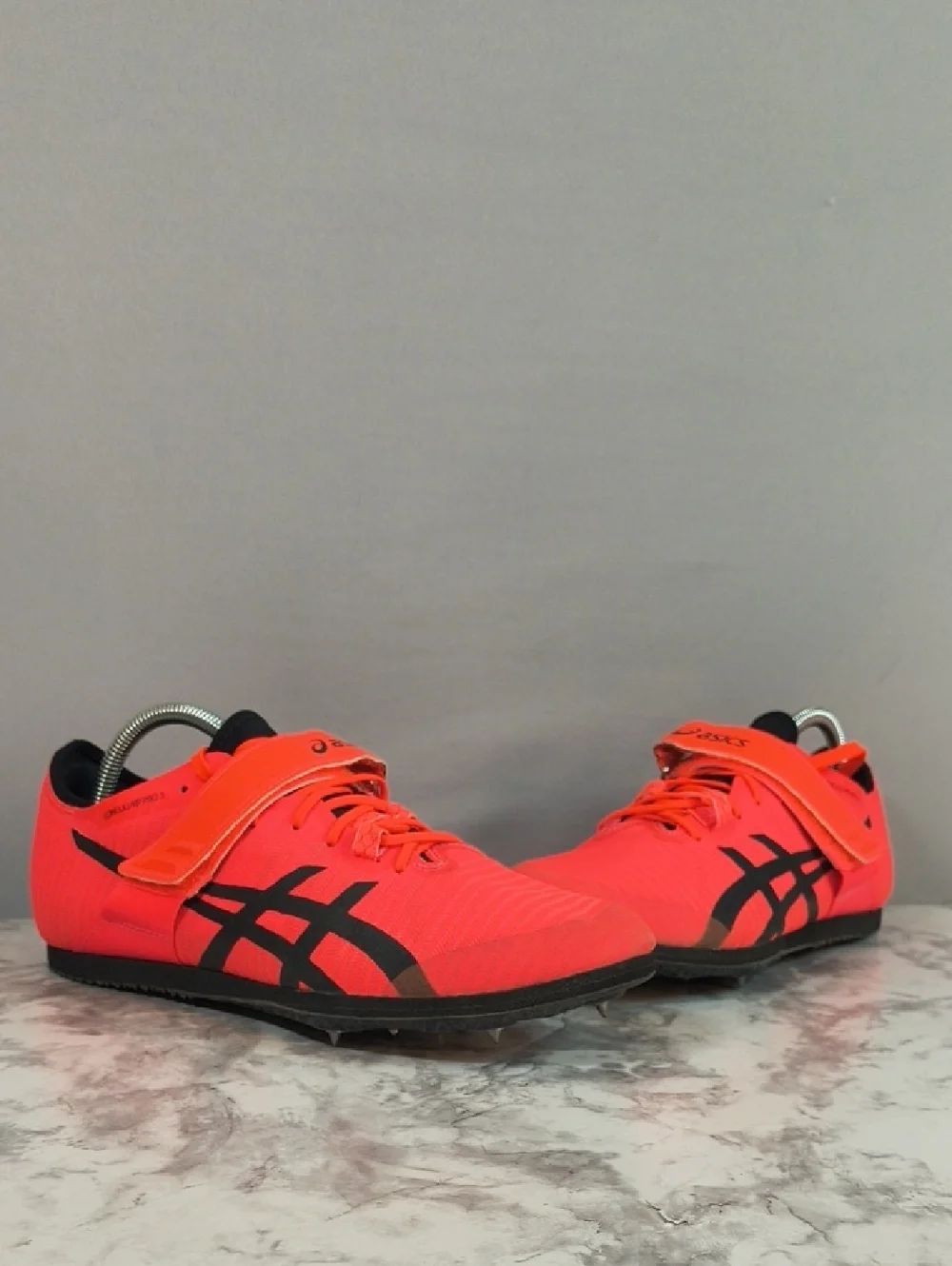 Asics Long Jump Pro 3 Men’s Track & Field Shoes Sunrise Red Size 10