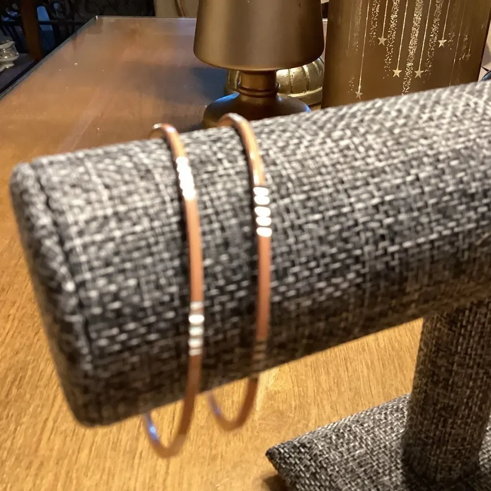 Set of 2 matching Enamel Bracelets