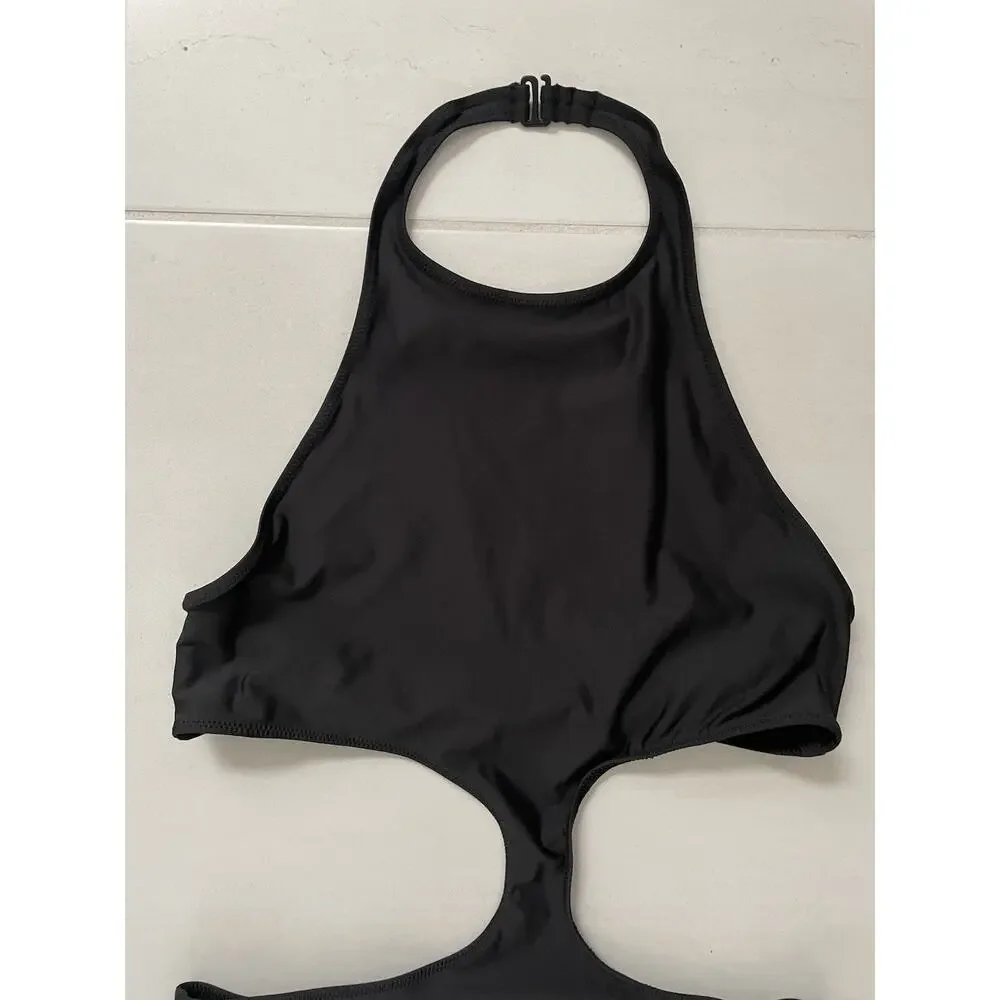 SKIMS halter monokini