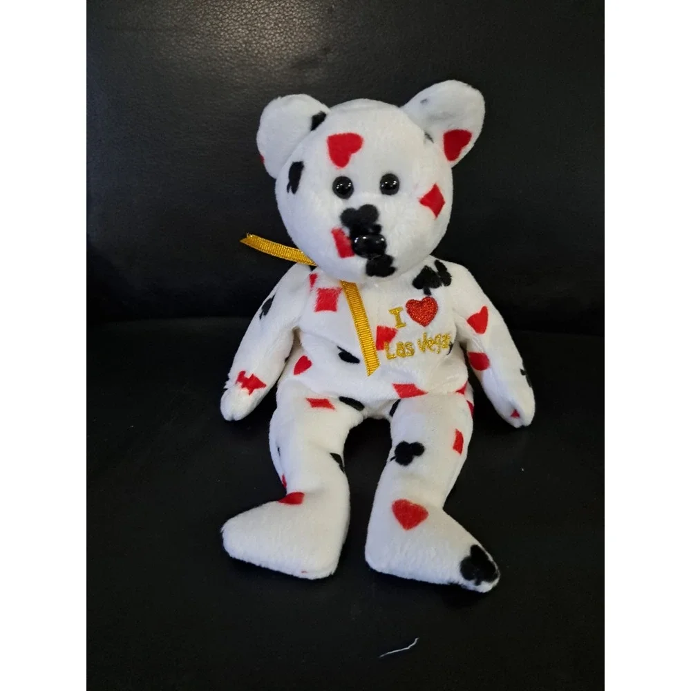 TY Beanie Baby - LAS VEGAS the Bear‎ (I Love Las Vegas - City Excl) 8.5