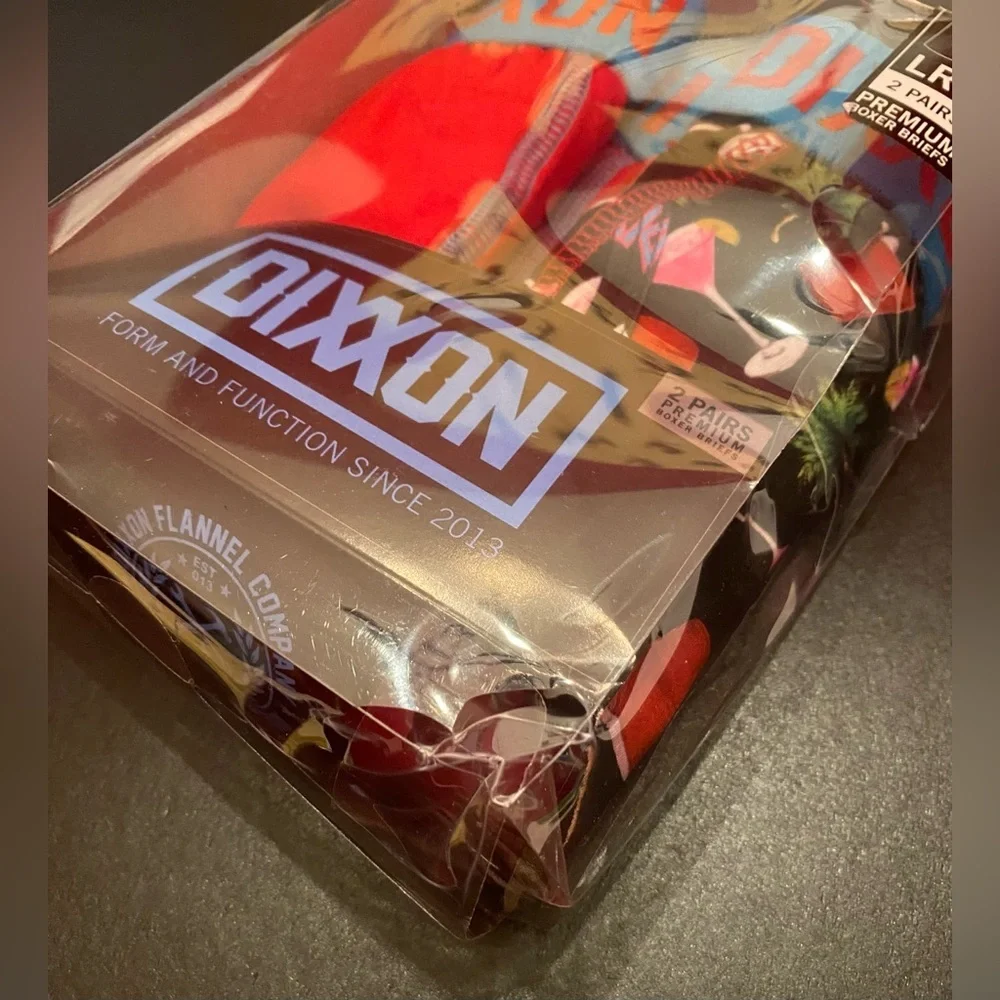 Dixxon 2-Pair Men’s Boxer‎ Briefs Size Large NEW