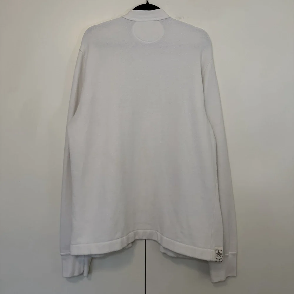 Cream‎ Polo Ralph Lauren Cardigan Sweater Tennis