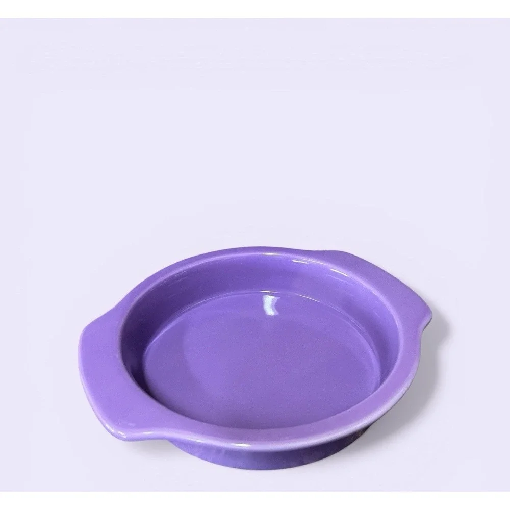 Chantal Purple Lavender Round Baking Casserole Dish Bowl 1 Quart‎ Kitchen Spring