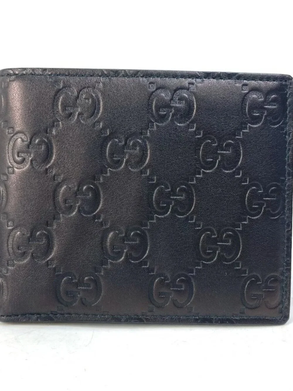 GUCCI 145754 Compact wallet GG Guccissima Bill Compartment Folded wallet Unused