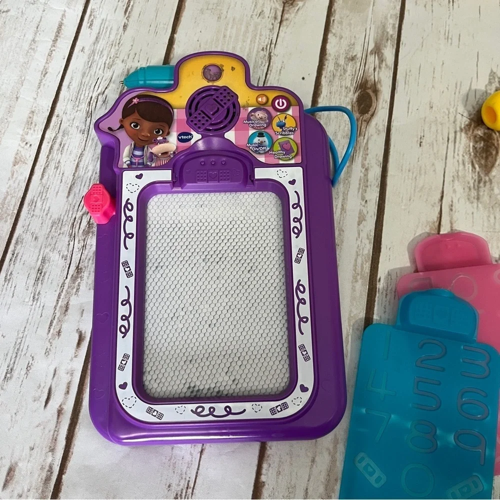 Disney Doc Mcstuffins Interactive‎ Clipboard Purple Pink Drawing Board
