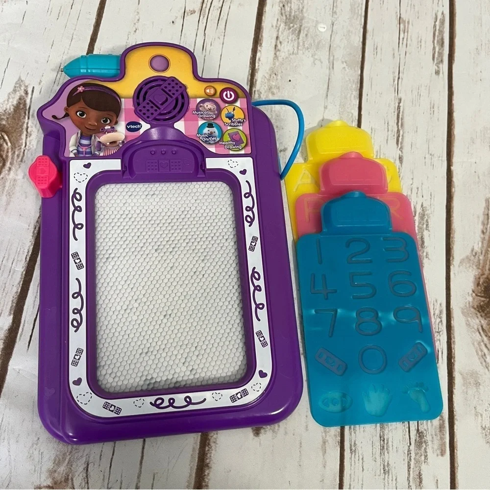 Disney Doc Mcstuffins Interactive‎ Clipboard Purple Pink Drawing Board