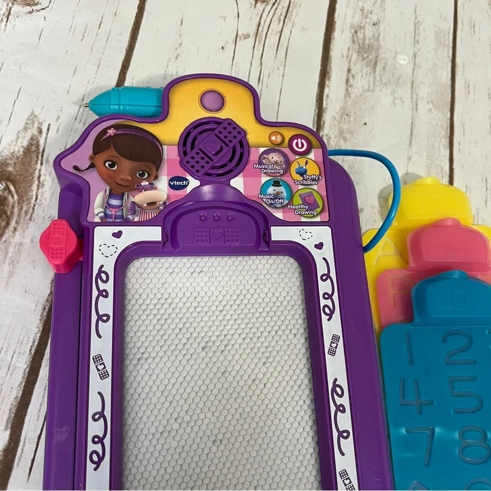 Disney Doc Mcstuffins Interactive‎ Clipboard Purple Pink Drawing Board
