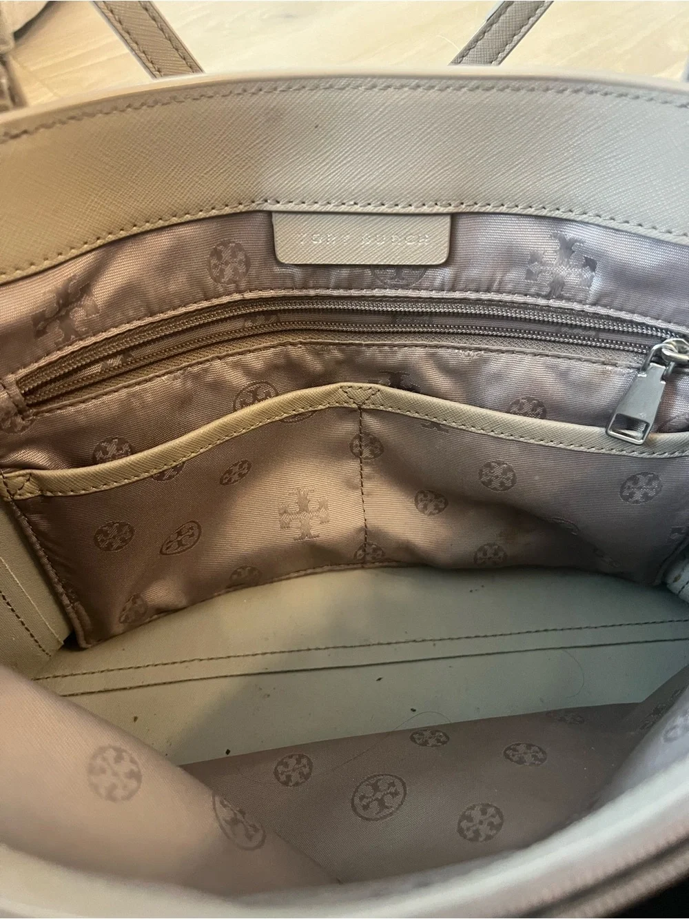 Tory Burch sleek tote