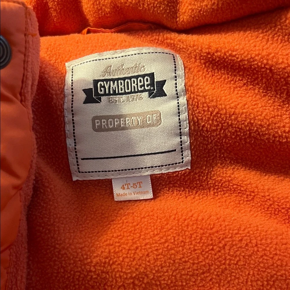 Gymboree Vibrant Orange Kids Puffer Jacket