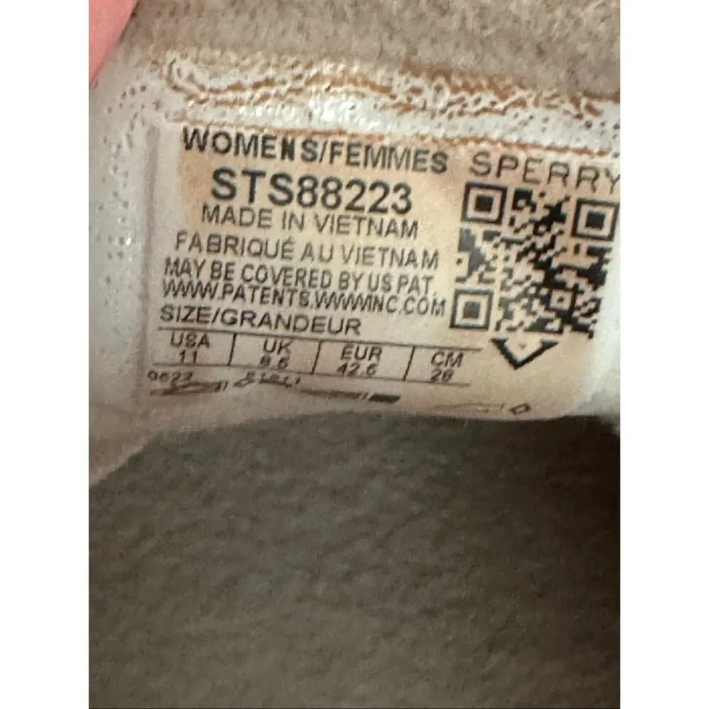SPERRY Top Sider Saltwater1-Eye Plaid Trimmed Duck Shoes Women’s Size 11
