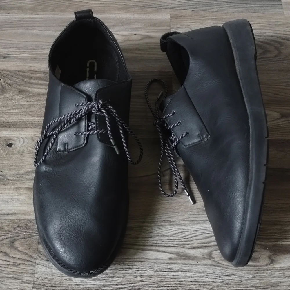 Ponto The Pacific Oxford Black Leather Dress Shoe Men's Size 10