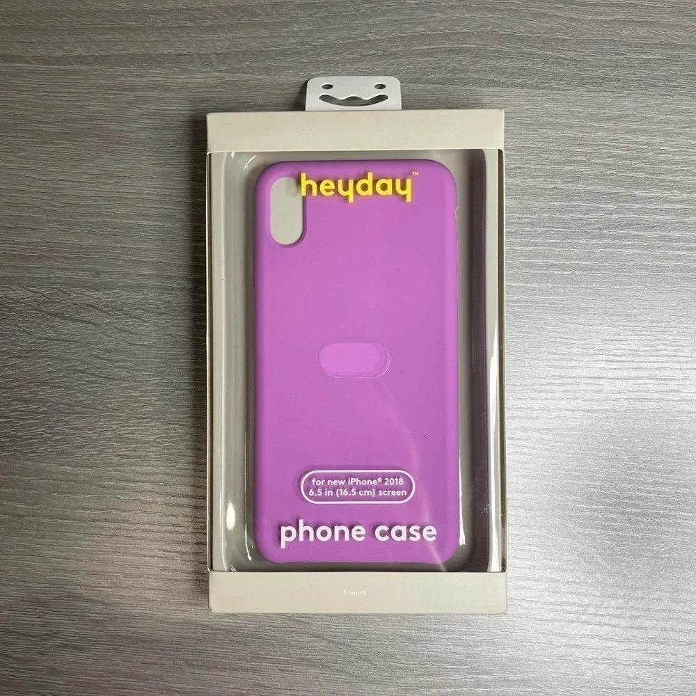 Heyday Silicone Purple Phone Case 6.5” Screen