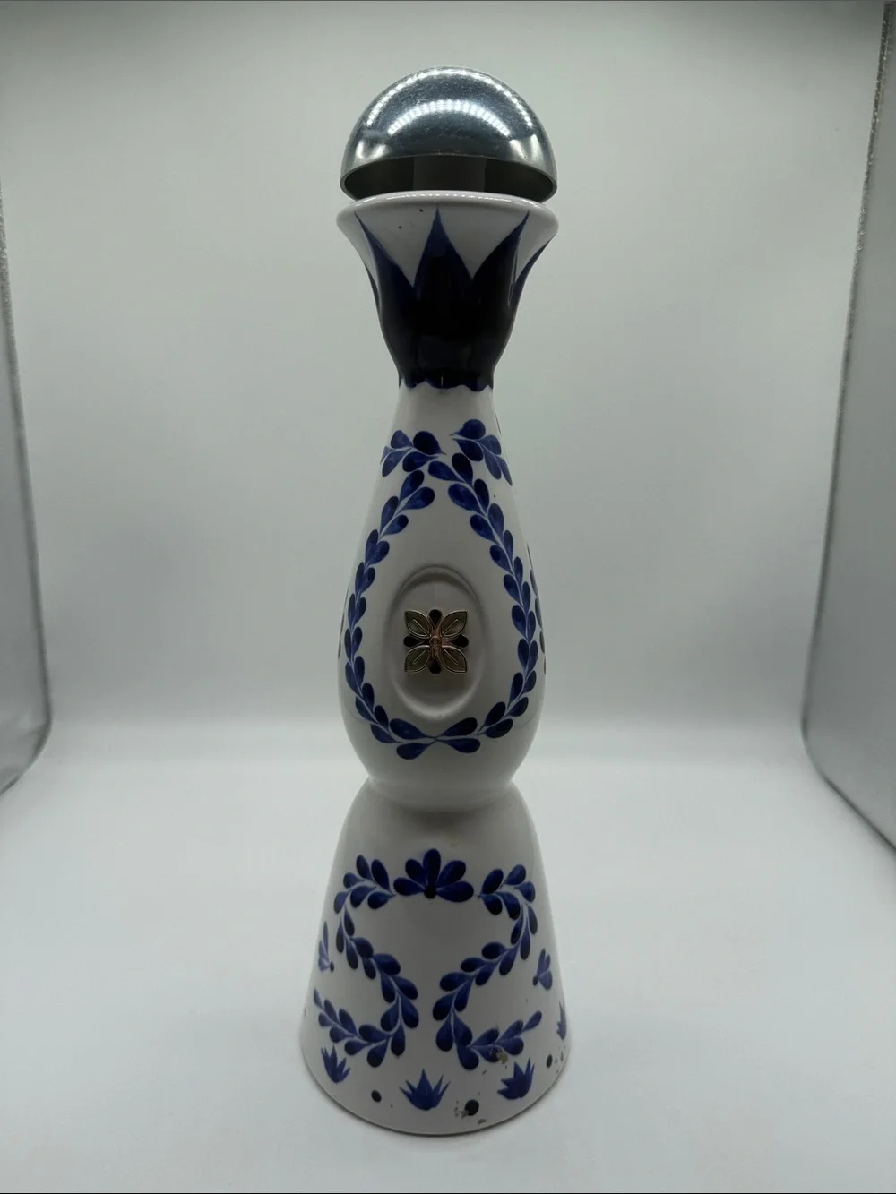 Clase Azul Reposado 750ml Tequila Empty Blue & White Bottle .