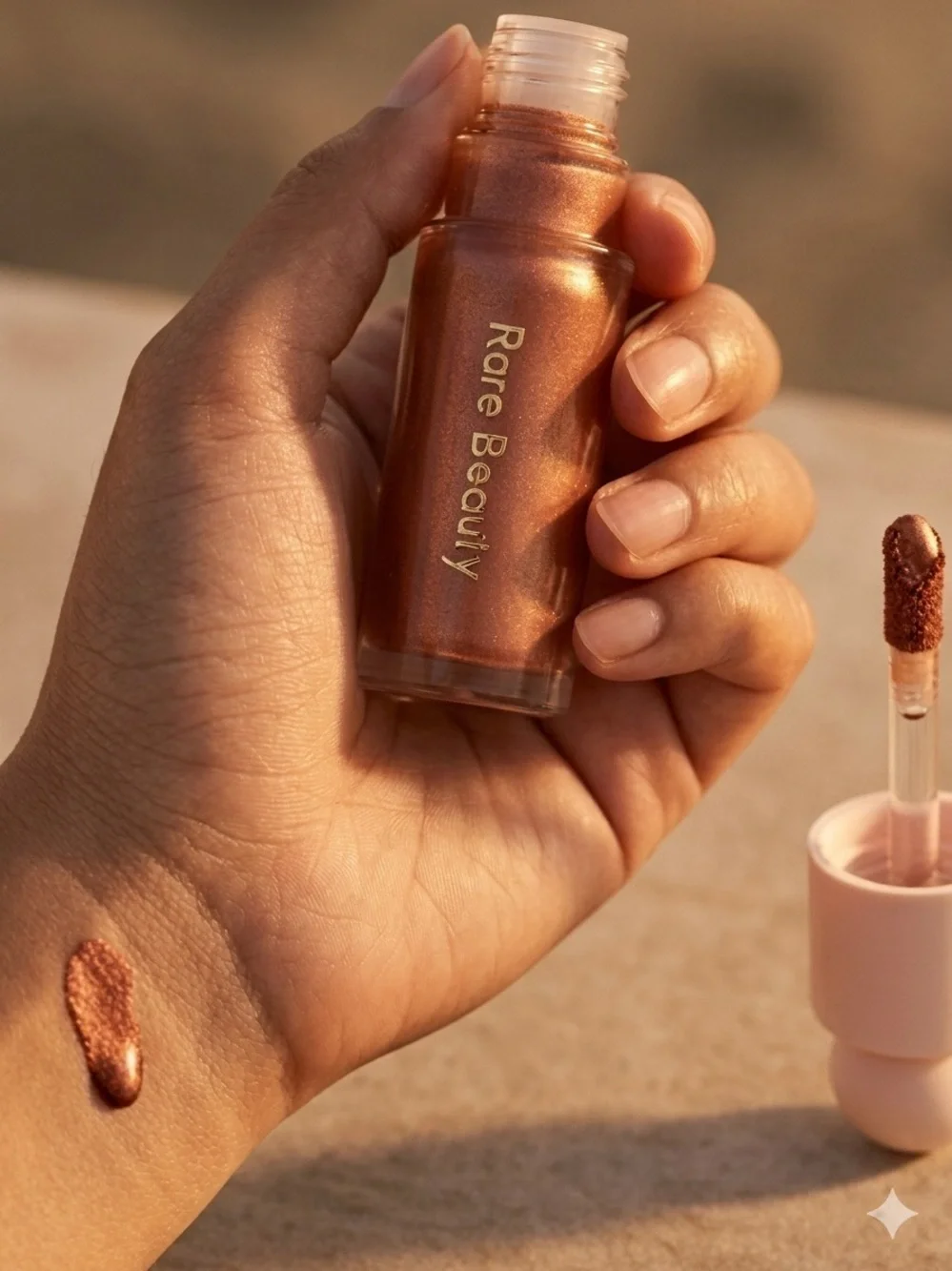 Rare Beauty skin features without