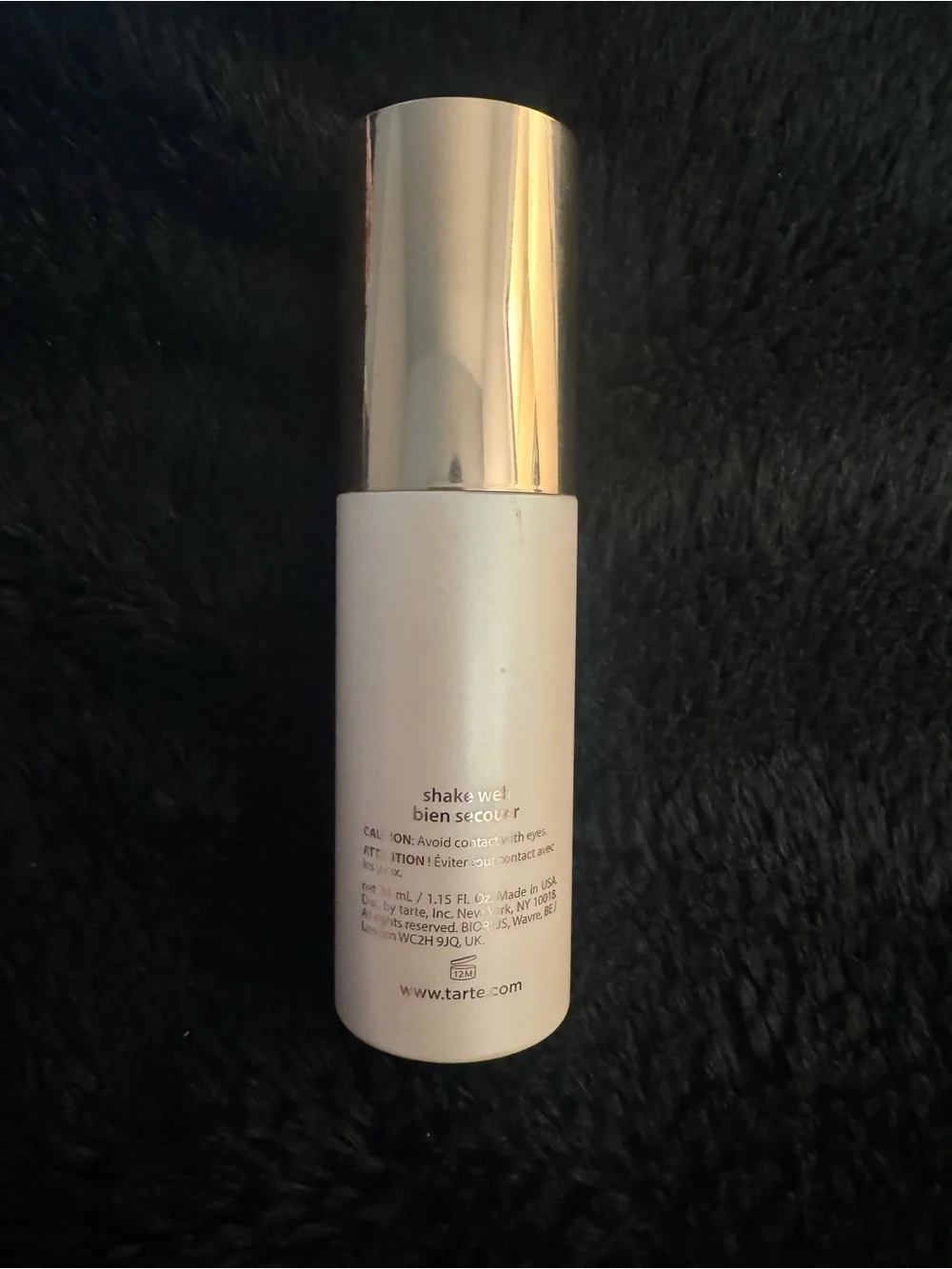 tarte Life Lock Hydrating Setting Spray - White & Gold