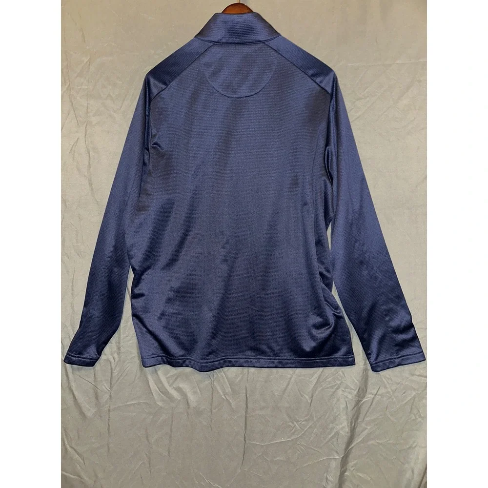 Callaway‎ Golf Mens Pullover 1/4 Zip Long Sleeve Dark Blue Opti-Dri Size Large