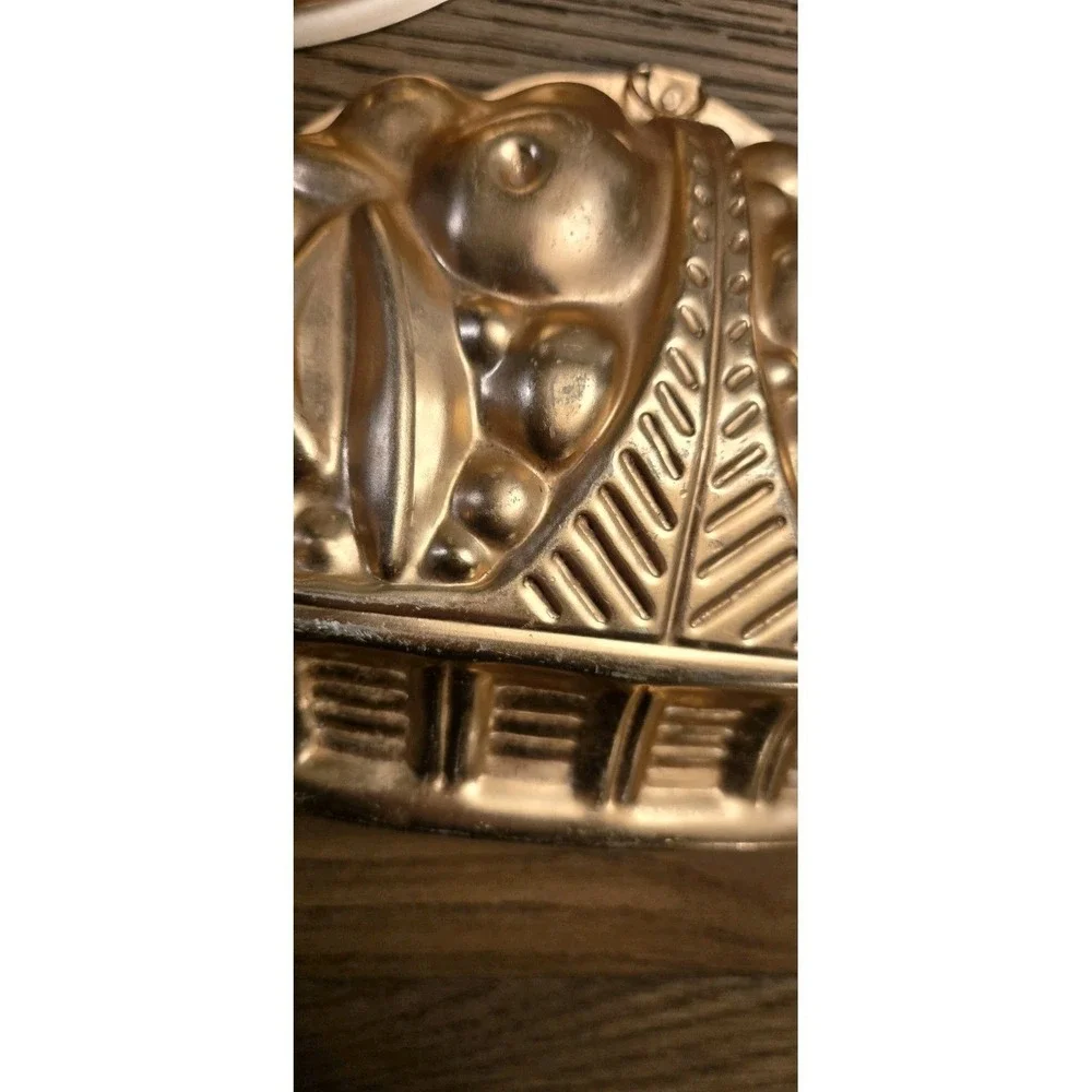 Vintage Mirro Copper Tone Mold Set Fruit‎ Design 3 Piece *Made USA Cottagecore