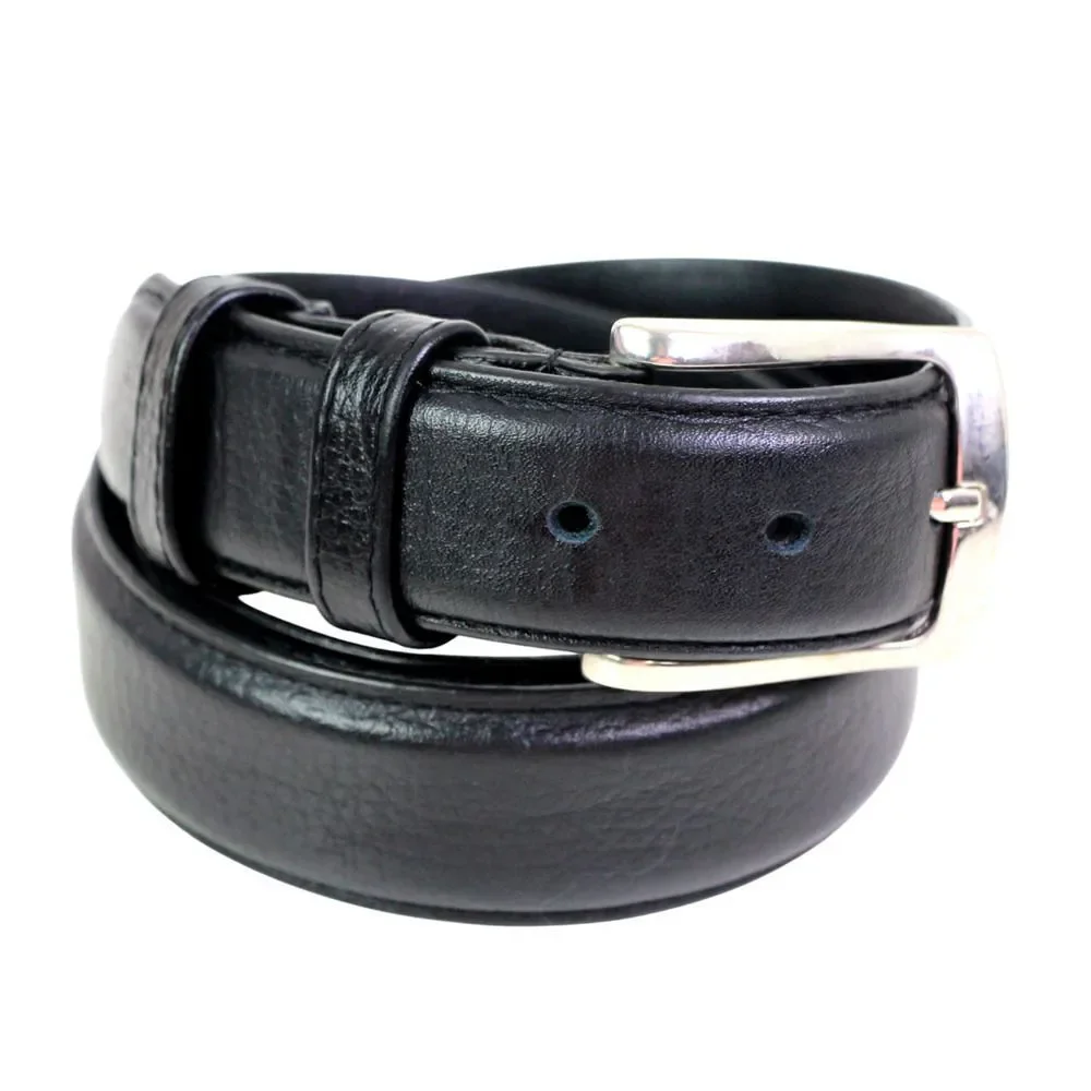 Novin Leather BLACK REAL LEATHER 1 1/4