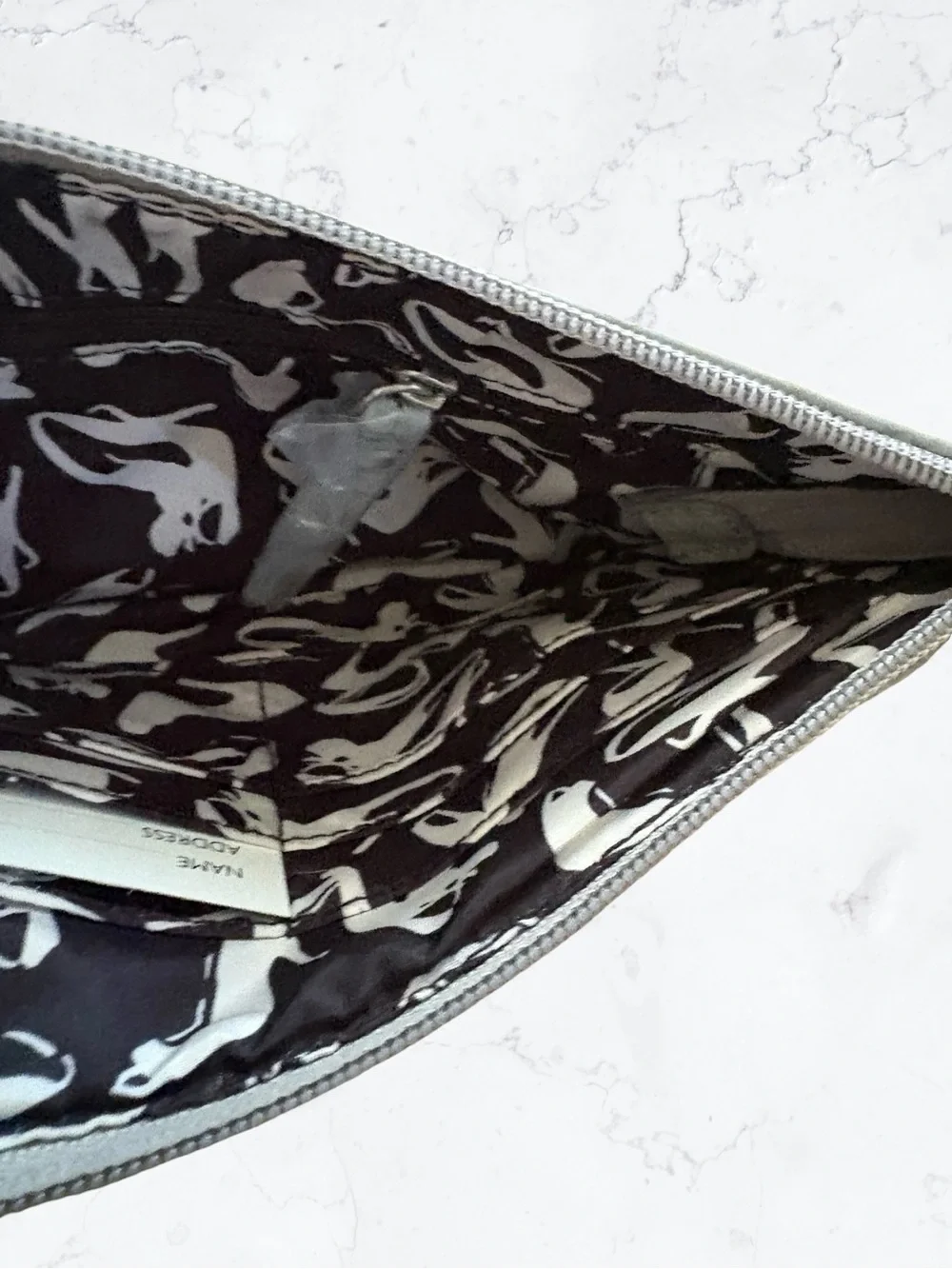 Nine West Gray Textured Wristlet Clutch